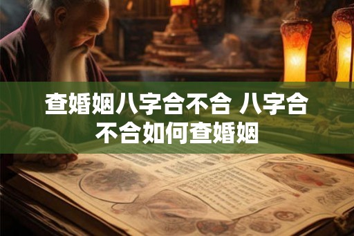 查婚姻八字合不合 八字合不合如何查婚姻 查婚姻八字合不合 八字合不合如何查婚姻