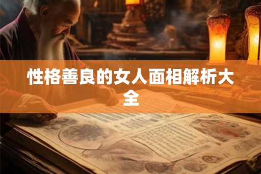 性格善良的女人面相解析大全