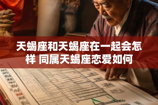 天蝎座和天蝎座在一起会怎样 同属天蝎座恋爱如何 天蝎座和天蝎座在一起会怎样 同属天蝎座恋爱如何