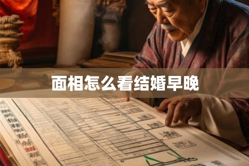面相怎么看结婚早晚 面相怎么看结婚早晚