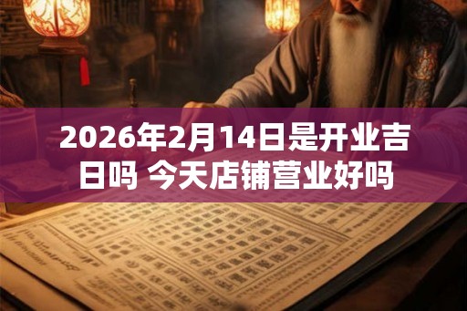 2026年2月14日是开业吉日吗 今天店铺营业好吗