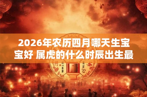 2026年农历四月哪天生宝宝好 属虎的什么时辰出生最好