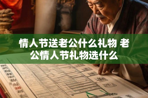 情人节送老公什么礼物 老公情人节礼物选什么
