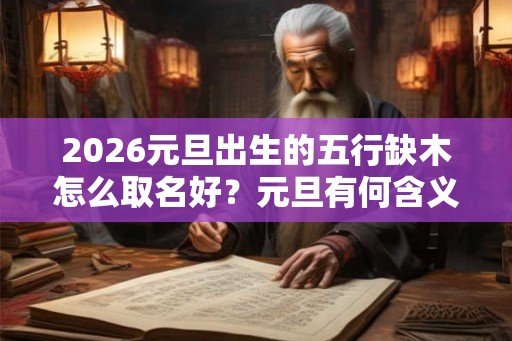 2026元旦出生的五行缺木怎么取名好？元旦有何含义？