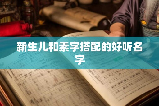 新生儿和素字搭配的好听名字