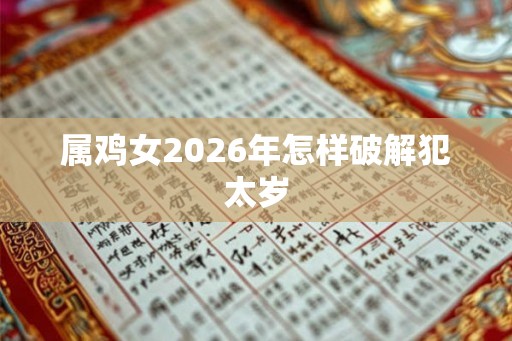 属鸡女2026年怎样破解犯太岁