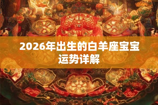 2026年出生的白羊座宝宝运势详解