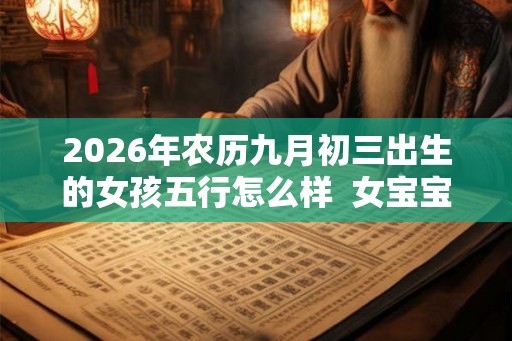 2026年农历九月初三出生的女孩五行怎么样  女宝宝名字精选