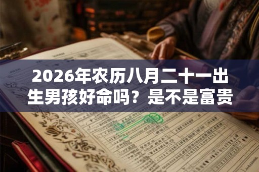 2026年农历八月二十一出生男孩好命吗？是不是富贵命呢？