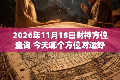 2026年11月18日财神方位查询 今天哪个方位财运好 2026年11月18日财神方位查询 今天哪个方位财运好