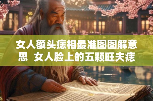 女人额头痣相最准图图解意思  女人脸上的五颗旺夫痣