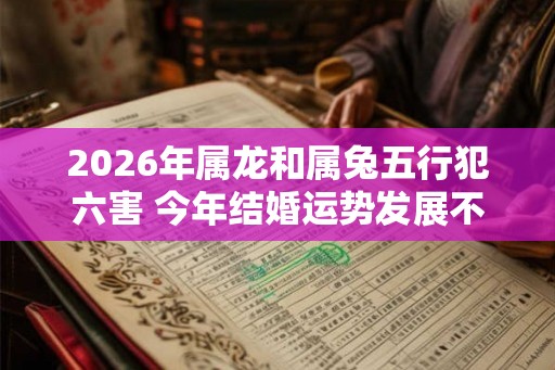 2026年属龙和属兔五行犯六害 今年结婚运势发展不好