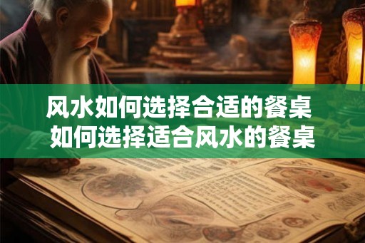 风水如何选择合适的餐桌 如何选择适合风水的餐桌 风水如何选择合适的餐桌 如何选择适合风水的餐桌