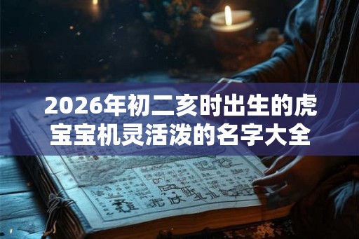 2026年初二亥时出生的虎宝宝机灵活泼的名字大全