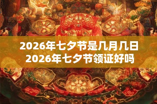 2026年七夕节是几月几日 2026年七夕节领证好吗