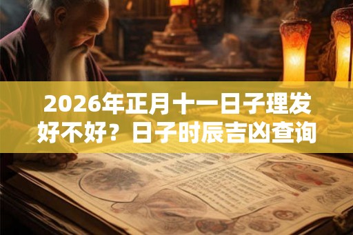 2026年正月十一日子理发好不好？日子时辰吉凶查询！