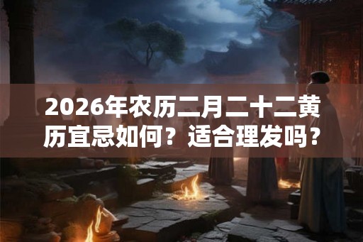 2026年农历二月二十二黄历宜忌如何？适合理发吗？