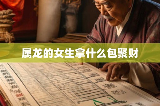 属龙的女生拿什么包聚财
