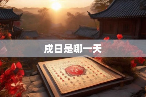 戌日是哪一天