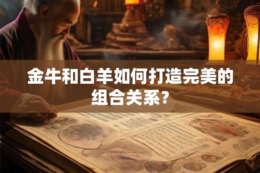 金牛和白羊如何打造完美的组合关系？