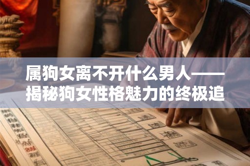属狗女离不开什么男人——揭秘狗女性格魅力的终极追求 属狗女离不开什么男人——揭秘狗女性格魅力的终极追求