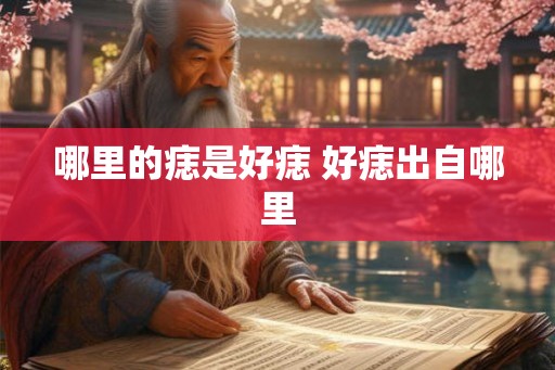 哪里的痣是好痣 好痣出自哪里