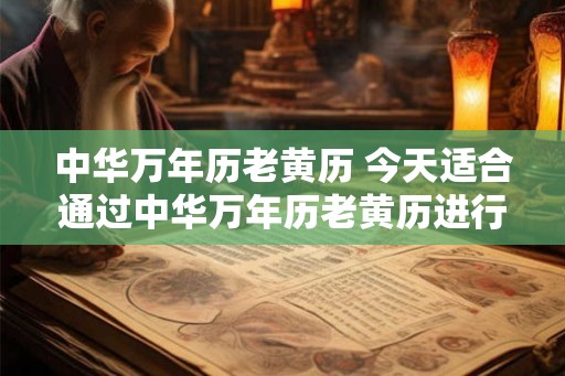 中华万年历老黄历 今天适合通过中华万年历老黄历进行装修吗