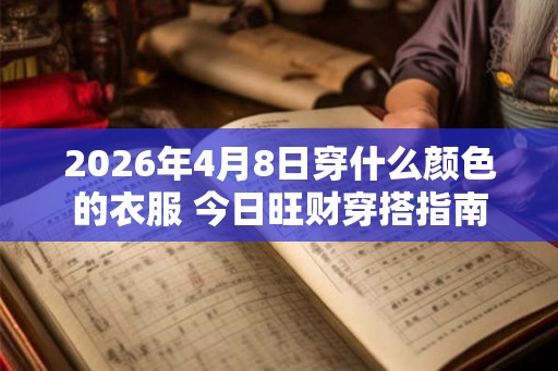 2026年4月8日穿什么颜色的衣服 今日旺财穿搭指南