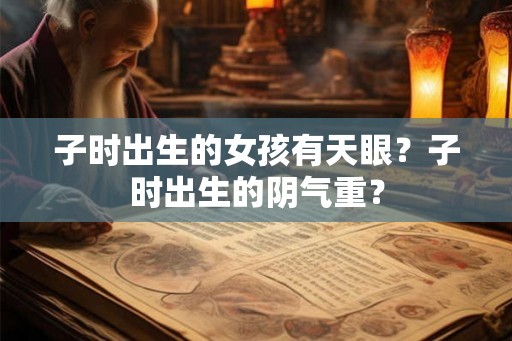 子时出生的女孩有天眼？子时出生的阴气重？