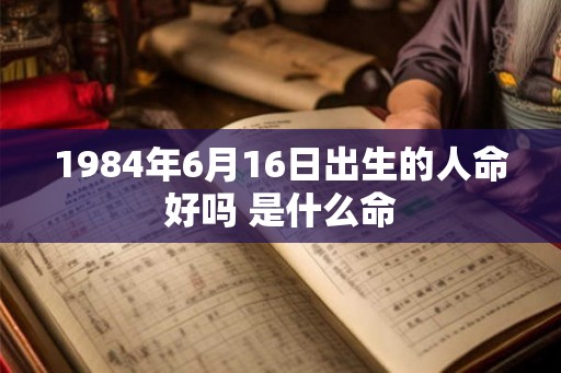 1984年6月16日出生的人命好吗 是什么命 1984年6月16日出生的人命好吗 是什么命