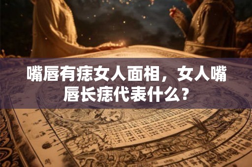 嘴唇有痣女人面相，女人嘴唇长痣代表什么？