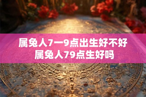 属兔人7一9点出生好不好 属兔人79点生好吗