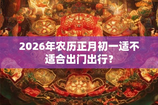 2026年农历正月初一适不适合出门出行？