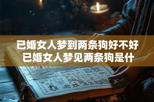已婚女人梦到两条狗好不好 已婚女人梦见两条狗是什么意思