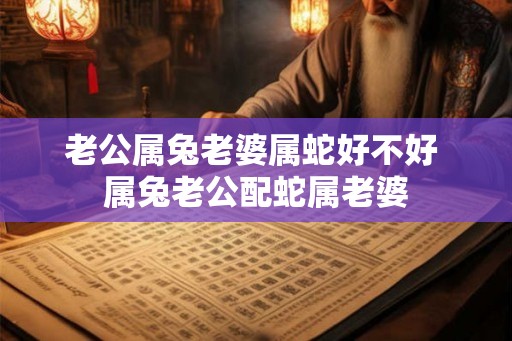 老公属兔老婆属蛇好不好 属兔老公配蛇属老婆