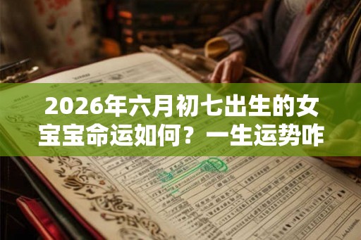 2026年六月初七出生的女宝宝命运如何？一生运势咋样