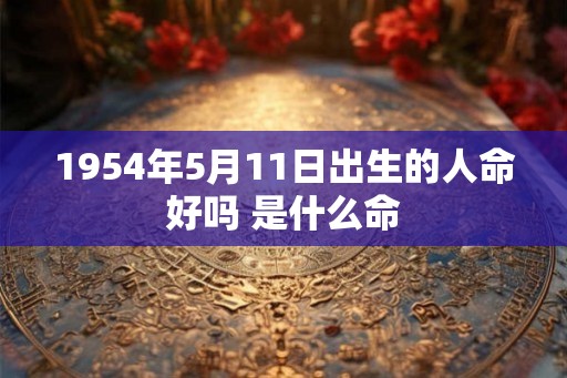 1954年5月11日出生的人命好吗 是什么命