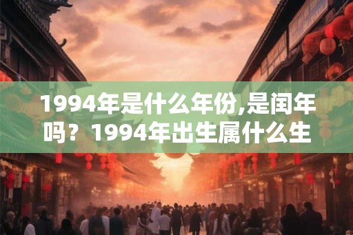 1994年是什么年份,是闰年吗？1994年出生属什么生肖？