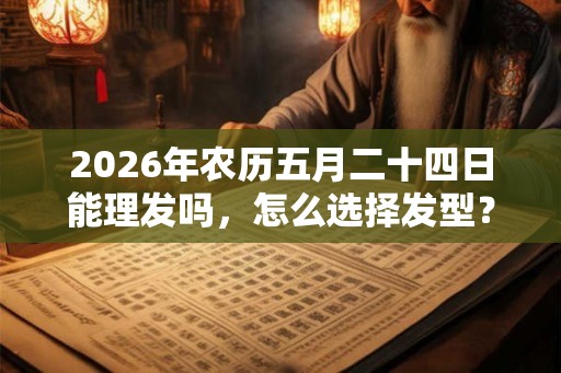 2026年农历五月二十四日能理发吗，怎么选择发型？