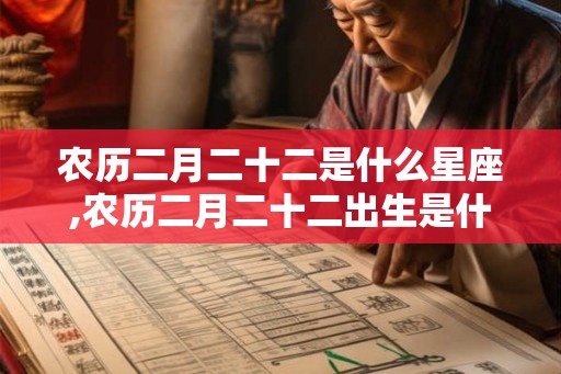 农历二月二十二是什么星座,农历二月二十二出生是什么星座