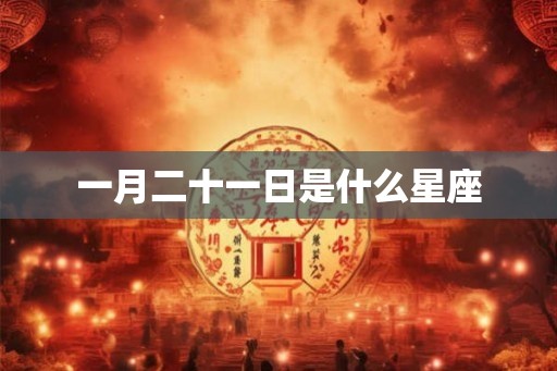 一月二十一日是什么星座