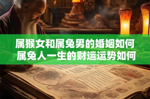 属猴女和属兔男的婚姻如何 属兔人一生的财运运势如何