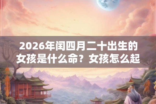 2026年闰四月二十出生的女孩是什么命？女孩怎么起名好听？