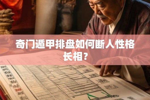 奇门遁甲排盘如何断人性格长相？