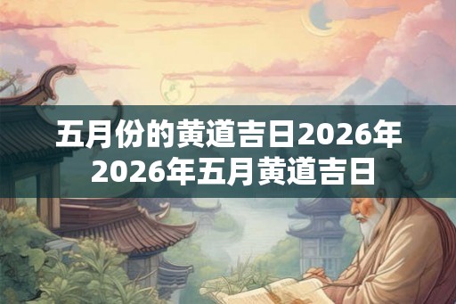 五月份的黄道吉日2026年 2026年五月黄道吉日 五月份的黄道吉日2026年 2026年五月黄道吉日