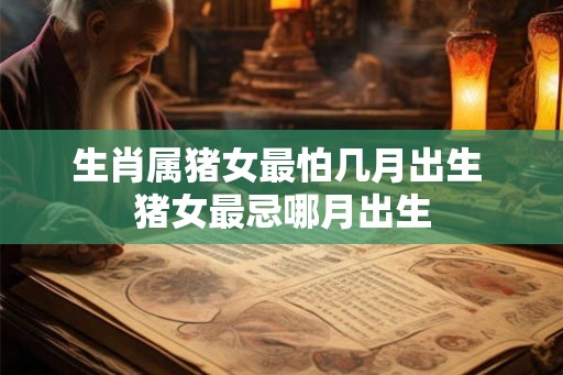 生肖属猪女最怕几月出生 猪女最忌哪月出生