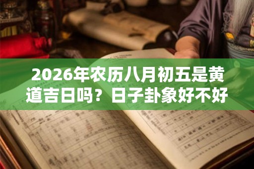 2026年农历八月初五是黄道吉日吗？日子卦象好不好？