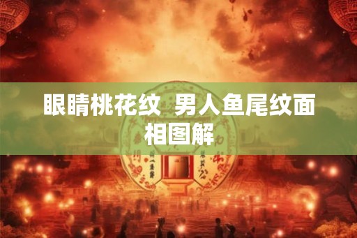 眼睛桃花纹  男人鱼尾纹面相图解