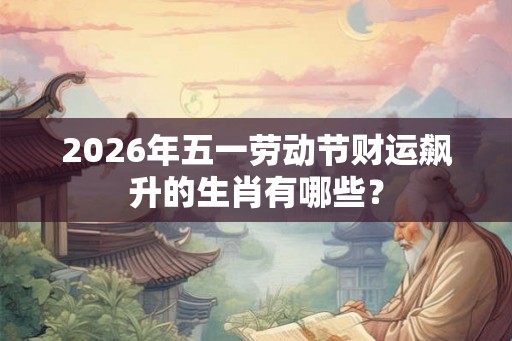 2026年五一劳动节财运飙升的生肖有哪些？