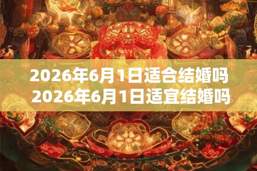 2026年6月1日适合结婚吗 2026年6月1日适宜结婚吗 2026年6月1日适合结婚吗 2026年6月1日适宜结婚吗